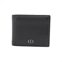 ディオール CD Icon CDアイコン レザー コンパクトウォレット ブラック