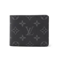 ヴィトン モノグラムエクリプス ポルトフォイユスレンダー M62294 ブラック コンパクトウォレット RFID反応有