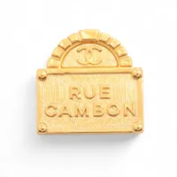 シャネル ココマーク B22A ブローチ GP ゴールド