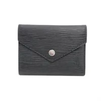 ヴィトン エピ ポルトフォイユヴィクトリーヌ M62173 ノワール コンパクトウォレット RFID反応有