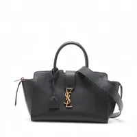 サンローランパリ ダウンタウンカバス レザー 2WAYハンドバッグ ブラック 635346