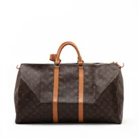 ヴィトン モノグラム キーポル55 M41424 ブラウン