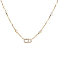 Christian Dior Clair D Lune Clerc Dee Lune Necklace GP x