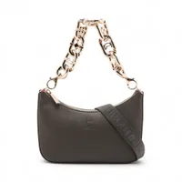 クリスチャンルブタン ルビラ レザー 2WAYショルダーバッグ カーキ