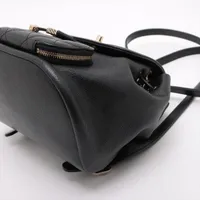CHANEL Matelasse Backpack Black/Gold Leather/Metal - Chanel Duma Backpack Black Lambskin Gold Hardware Leather  main image 4