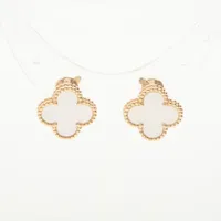 ヴァンクリーフ&アーペル ヴィンテージアルハンブラ シェル ピアス 750(YG) 7.5g