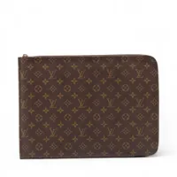 ヴィトン モノグラム ポッシュ ドキュマン M53456 ブラウン