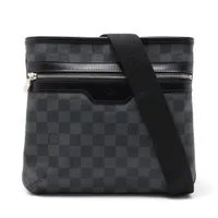 ヴィトン ダミエグラフィット トマス N58028 グレーxブラック