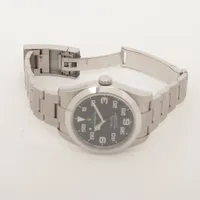 ロレックス エアキング 116900 オイスターブレスレット 黒 アラビア