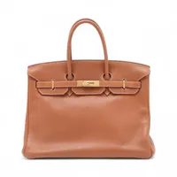 エルメス バーキン35 ルトゥルネ トゴ ゴールド ゴールド金具 □K:2007年