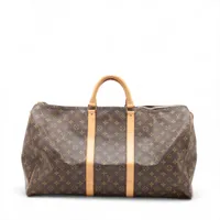 ヴィトン モノグラム キーポル55 M41424 ブラウン