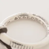 Chrome Hearts nail cross ball Ring 925 7.9g 19.5 | eBay
