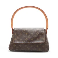 ヴィトン モノグラム ミニルーピング M51147 ブラウン