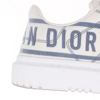 Christian Dior DIOR-ID Leather x fabric Sneakers 38 Ladies' White