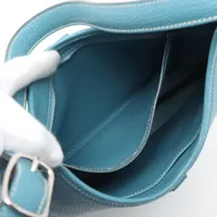 エルメス トリム31 トリヨンクレマンス ブルージーン シルバー金具 □I