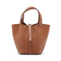 エルメス ピコタンロック18 PM トリヨンクレマンス ゴールド シルバー金具 K:2025年