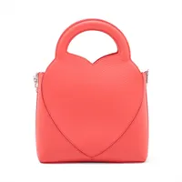 Tiffany Return To Tiffany Leather 2 Way Handbag Red 8053672140545