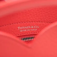 Tiffany Return To Tiffany Leather 2 Way Handbag Red 8053672140545