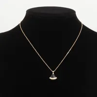 ブルガリ ディーヴァドリーム オニキス ダイヤ ネックレス 750(YG) 6.4 