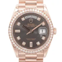 ロレックス デイデイト 128236A AT アイスブルー文字盤 A3532074｜中古