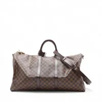 ヴィトン ダミエ キーポルバンドリエール55 N41414 ブラウン