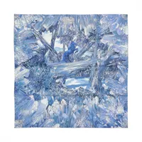 エルメス カレ90 La Vallee de Cristal 水晶の谷の風景 スカーフ