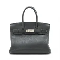 エルメス バーキン30 ルトゥルネ トゴ ブラック シルバー金具 □R:2014年