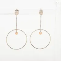 ヴィトン M03168 フープピアス LVロジン ピアス(片耳用) 925 3.9g
