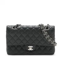 完品・美品CHANELキューバコレクションバッグ/ダブルフラップ/マトラッセ シャネル マトラッセ サテン ダブルフラップ ダブルチェーンバッグ