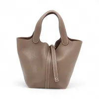 エルメス ピコタンロック18 PM トリヨンクレマンス エトゥープ シルバー金具 □M:2009年