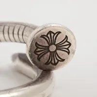 Chrome Hearts nail flat CH plus Ring 925 7.1g No. 15 | eBay