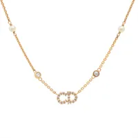 ディオール Clair D Lune クレール ディー リュヌ ネックレス GP