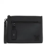 ヴィトン LVアエログラム テイクオフ ポーチ M69837 ブラック RFID反応あり