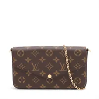 ヴィトン モノグラム ポシェット フェリシー M81896 ブラウン RFID反応あり