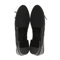 シャネル ココマーク マトラッセ レザー フラットパンプス 35 1/2C