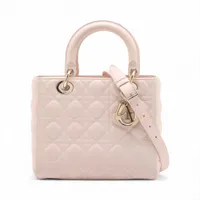 Christian Dior クリスチャンディオール  カナージュ  2WAY クリスチャンディオール カナージュ レディディオール レザー 2WAY