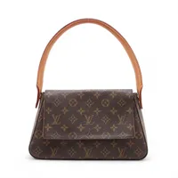 ヴィトン モノグラム ミニルーピング M51147 ブラウン