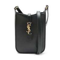 サンローランパリ ショルダーバッグ LE 5 A 7 ミニ バーティカル レザー 735214 SAINT LAURENT PARIS 黒 サンローランパリ ショルダーバッグ LE 5 A 7 ミニ バーティカル