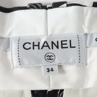シャネル カメリア 20年 コットン×シルク ショートパンツ 34