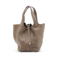 エルメス ピコタンロック18 PM トリヨンクレマンス エトゥープ シルバー金具 D:2019年