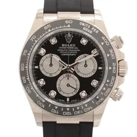 ロレックス コスモグラフデイトナ 126519LNG WG WG×ラバー AT ブライトブラック文字盤
