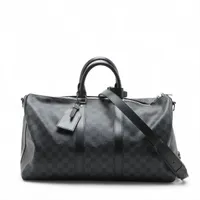 ヴィトン ダミエグラフィット キーポルバンドリエール45 N41418 ブラック RFID反応あり