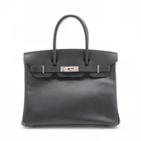 エルメス バーキン30 ルトゥルネ ヴォーエプソン ブラック シルバー金具 □M:2009年