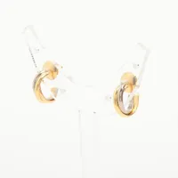 カルティエ トリニティ ピアス 750(YG×PG×WG) 4.5g CRB8017100