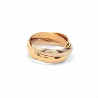 カルティエ トリニティ リング 750(YG×PG×WG) 7.2g 50 A4424618｜中古