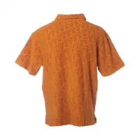 Dior Oblique 21SS Cotton Polo shirt L Men's Orange 113J812A0614