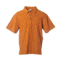 Dior Oblique 21SS Cotton Polo shirt L Men's Orange 113J812A0614
