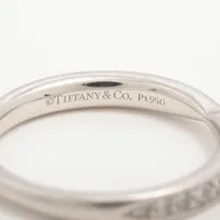 ティファニー ハーモニー ハーフサークル ダイヤ リング Pt950 2.8g 