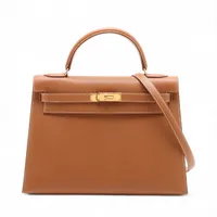 エルメス ケリーセリエ32 クシュベル ナチュラル ゴールド金具 ○U