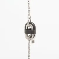 エルメス ネックレス PM バッファローホーン×メタル シルバー シェーヌ